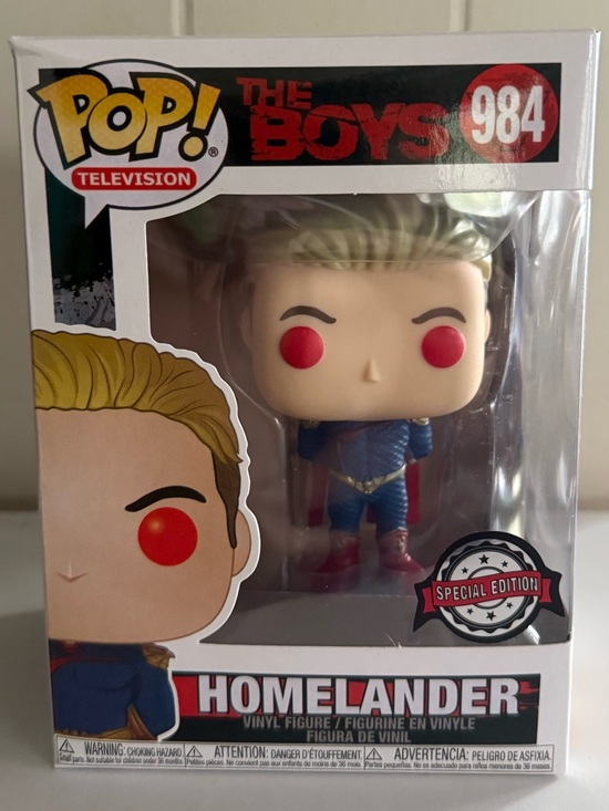 Funko Other - Funko Pop! The Boys Homelander Vinyl Figure - Blue, Red, Blonde